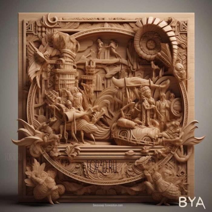 Batya movie 1 stl model for CNC